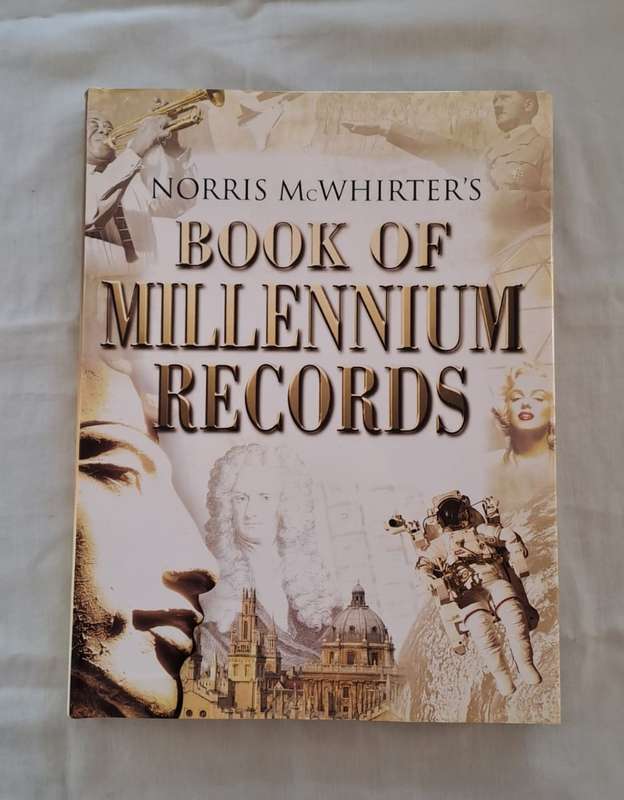 Book of Millennium Records. - Norris Mc Whirters (Hardcover with DJ)