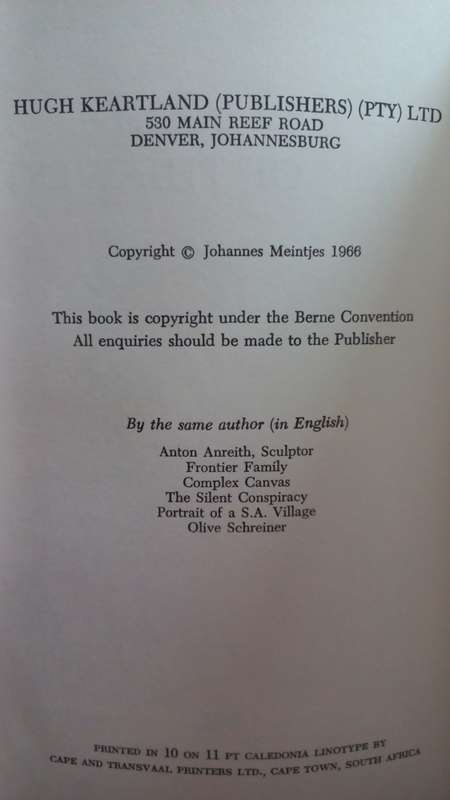De la Rey Lion of the West. - Johannes Meintjies (Hardcover with DJ)