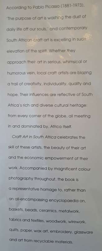 Craft Art in South Africa. - Elbe Coetzee (Hardcover with DJ)