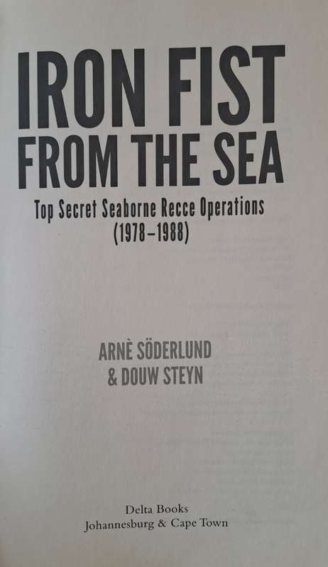 Iron Fist from the Sea. - Arne Soderlund & Douw Steyn (Soft cover)