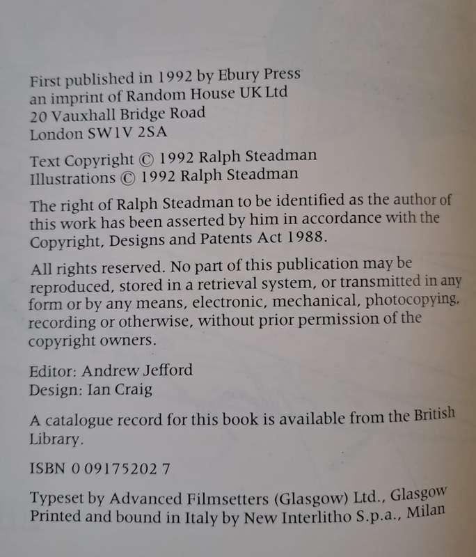 The Grapes Of Ralph. - Ralph Steadman (Hardcover with DJ)