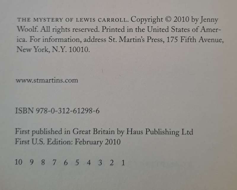 The Mystery Of Lewis Carroll - Jenny Woolf (Hardcover with DJ)