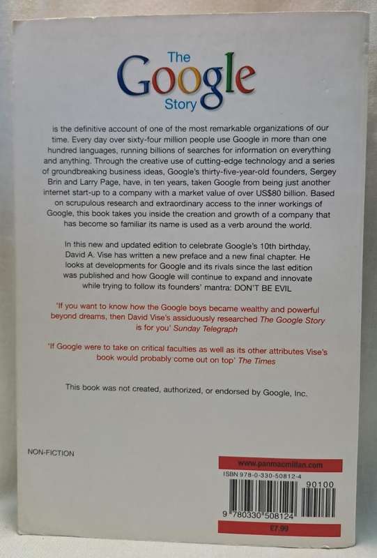 The Google Story. - David A Vise (Paperback)