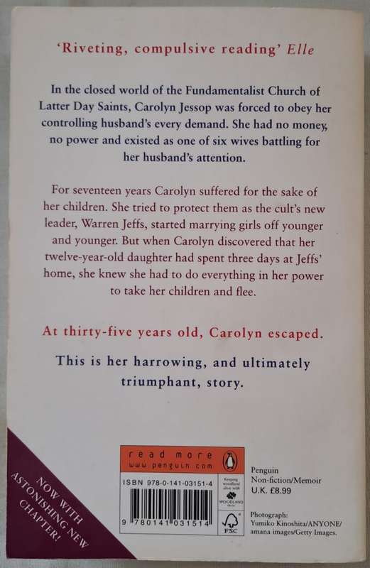 Escape - Carolyn Jessop (Paperback)