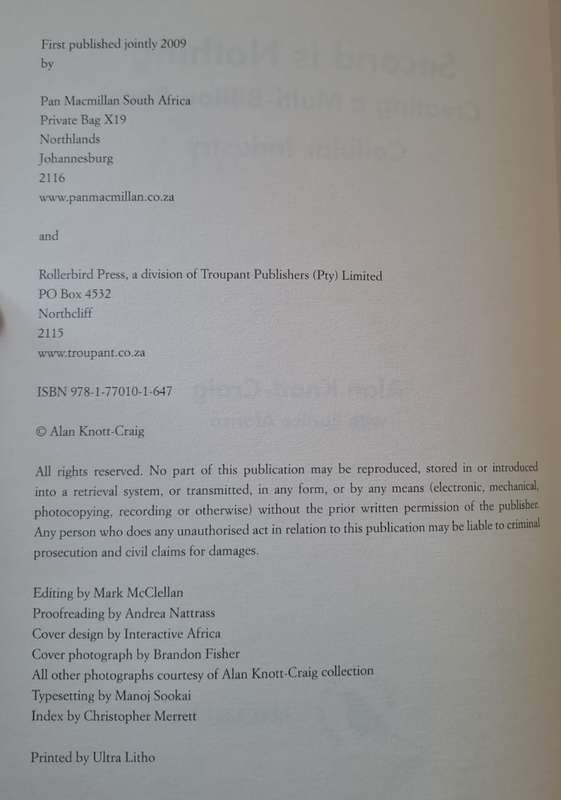 Second is Nothing - Alan Knott-Craig (Paperback)