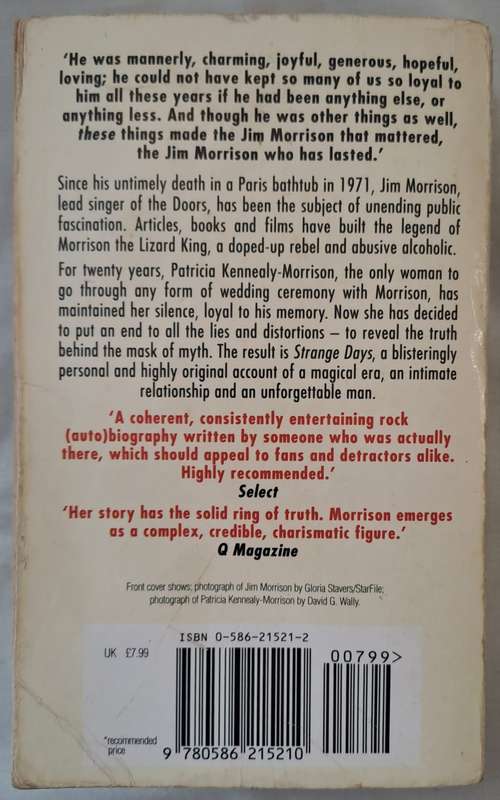 Strange Days - Patricia Kenneally-Morrison (Paperback)