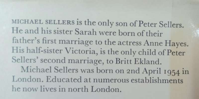 PS I Love You Peter Sellers 1925 - 1980  - Michael Sellers (Hardcover with DJ)