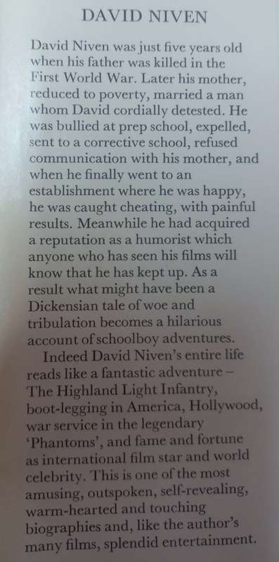 The Moons A Balloon - David Niven (Hardcopy with DJ)