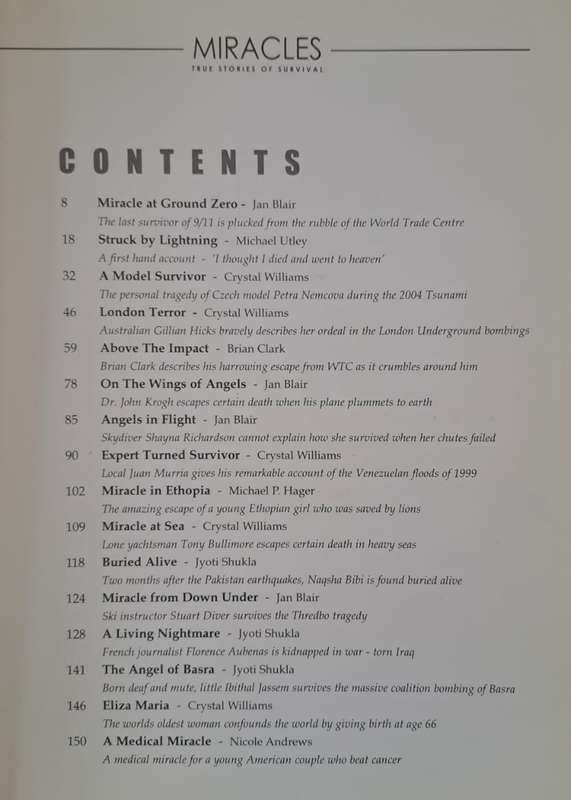 Miracles: True Stories of Survival  Peter Murray (Paperback)