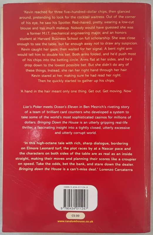 Bringing Down the House - Ben Mezrich (Paperback)