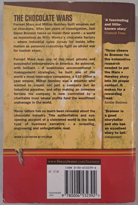 Inside the Secret World of Hershey and Mars  - Joël Glenn Brenner (Paperback)