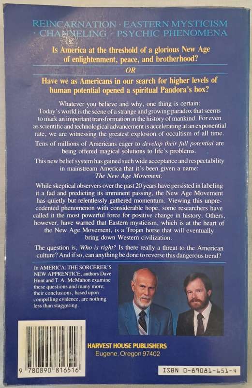 America, the Sorcerer's New Apprentice - Dave Hunt (Paperback)