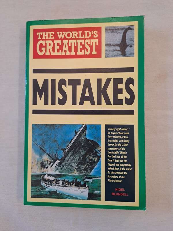 The World's Greatest Mistakes - Nigel Blundell (Paperback)