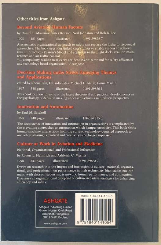 Managing the Risks of Organizational Accidents - James Reason (Paperback)