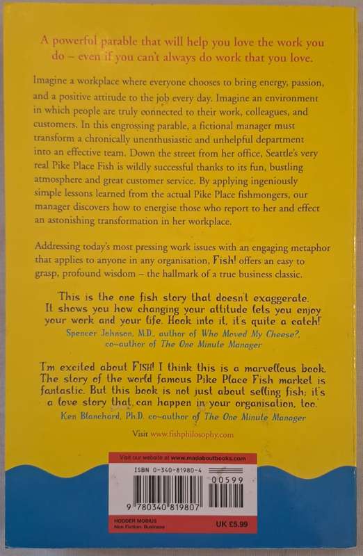 Fish!: A Remarkable Way to Boost Morale and Improve Results - Stephen C. Lundin (Paperback)