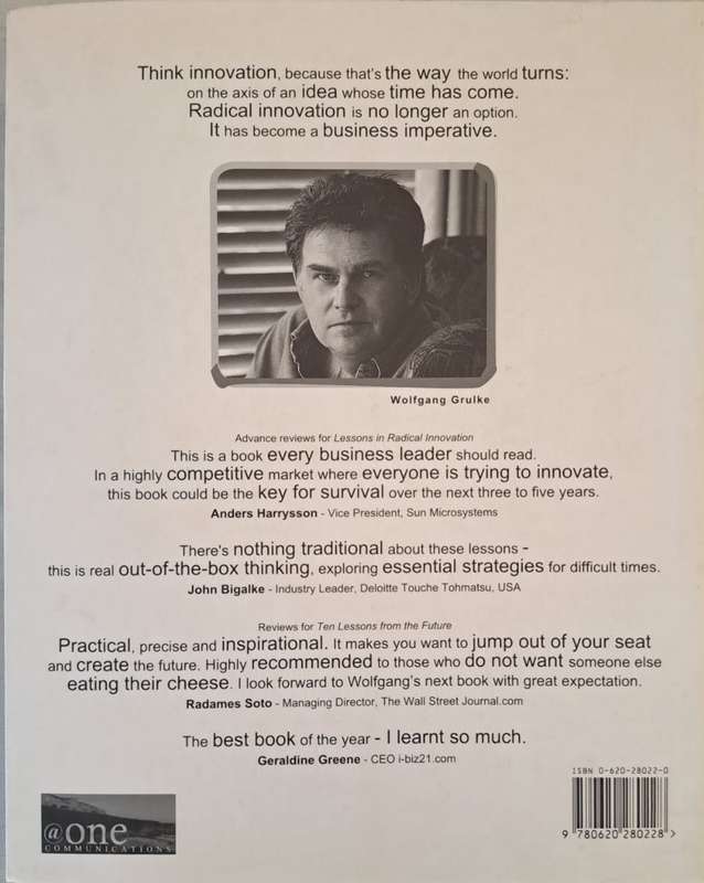 Lessons in Radical Innovation - Wolfgang Grulke (Paperback)