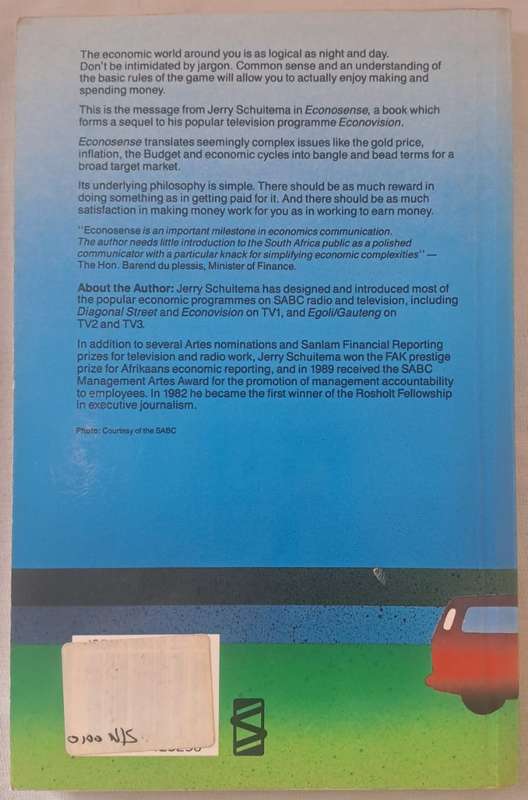 Econosense, Understanding your economic environment - Jerry Schuitema (Paperback)