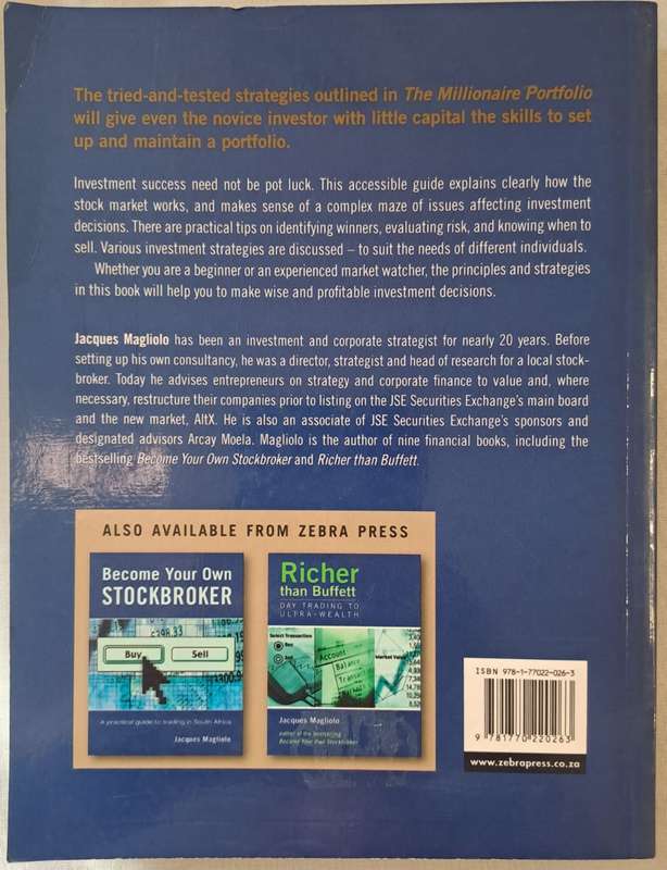 The Millionaire Portofolio - Jacques Magliolo (Paperback)