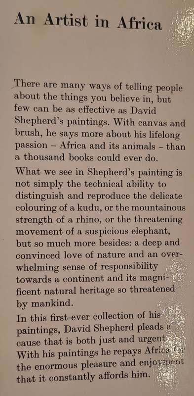 An Artist in Africa - David Shepherd (Hardcover)