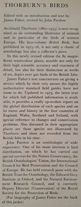 Thorburns Birds - James Fisher (Hardcover)