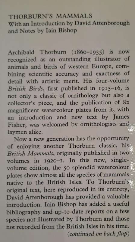 Thorburn's Mammals - David Attenborough (Hardcover)