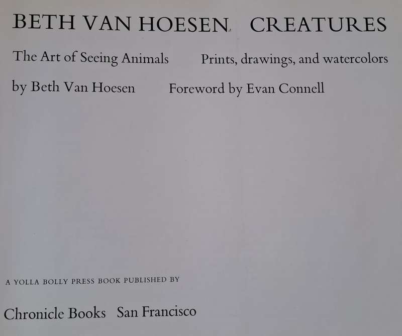Creatures - Beth van Hoesen (Softcover)