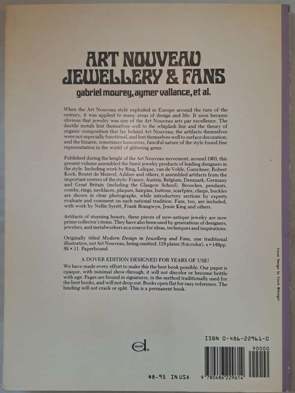 Art Nouveau Jewelry and fans - Gabriel Mourey (Paperback)