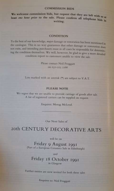 Art Nouveau, Decorative arts and studio ceramics - Phillips Scotland (Paperback)