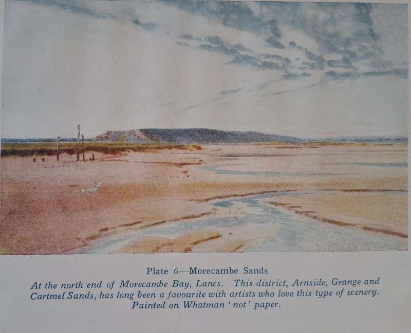 Landscape painting in water-colour - Oswald Garside (Hardcopy)
