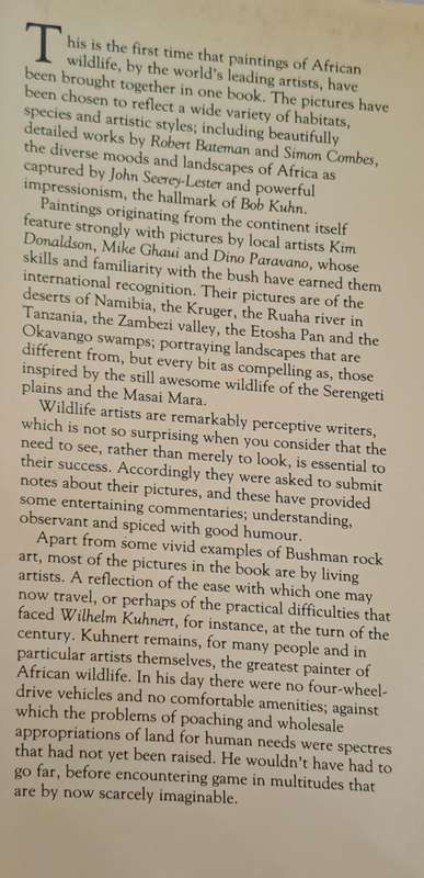 African Wildlife in art - David Tomlinson (Hardcover)