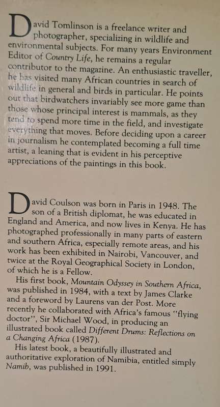 African Wildlife in art - David Tomlinson (Hardcover)