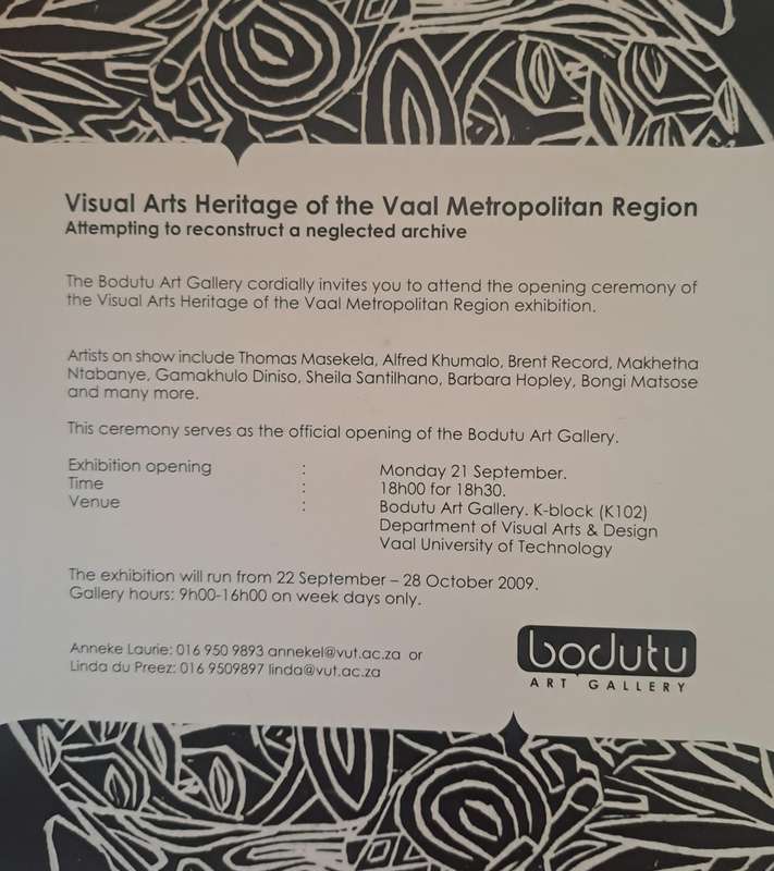 Bodutu art Gallery - Vaal University (Paperback)