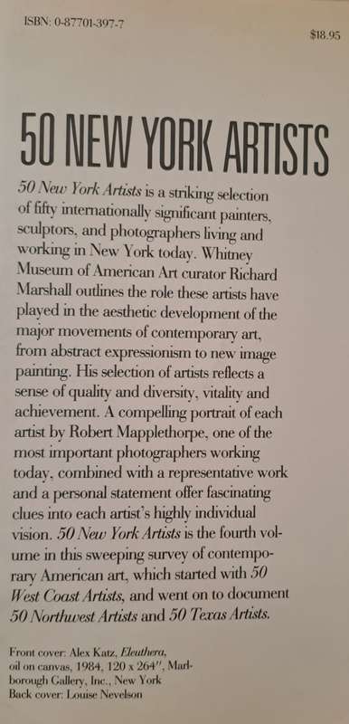 50 New York artists - Richard Marshall, Robert Mapplethorpe (Paperback)