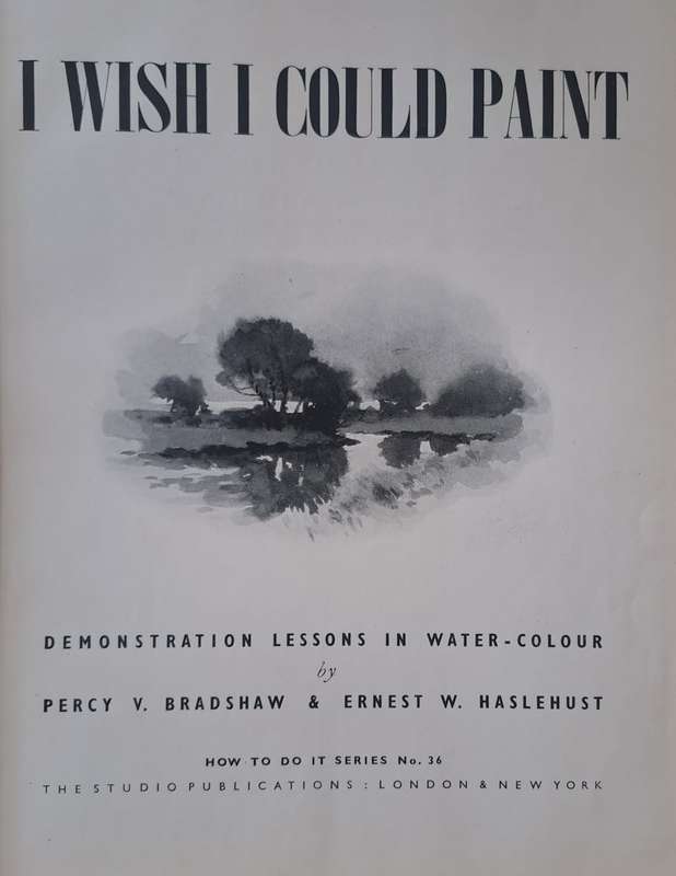 I wish i could Paint - Percy V Bradshaw (Hardcover)
