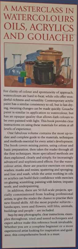 A Masterclass in watercolours - Wendy Jelbert (Paperback)