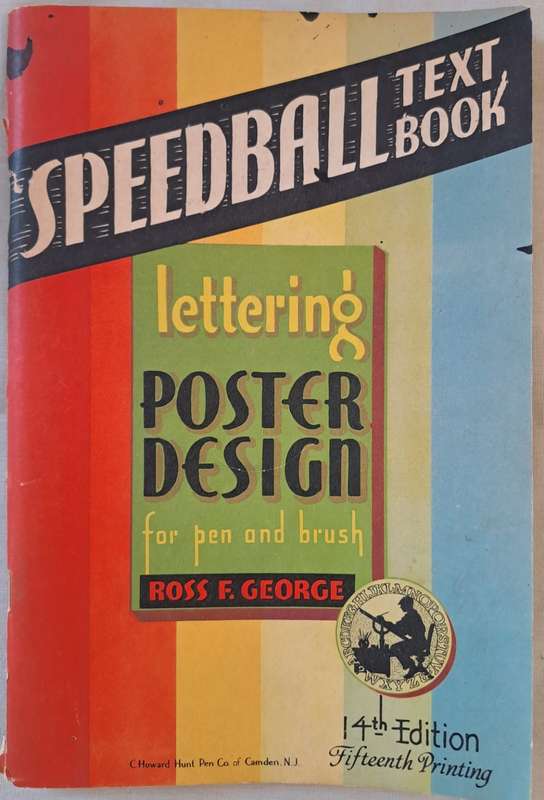 Speedball Textbook for pen and brush lettering (Paperback)