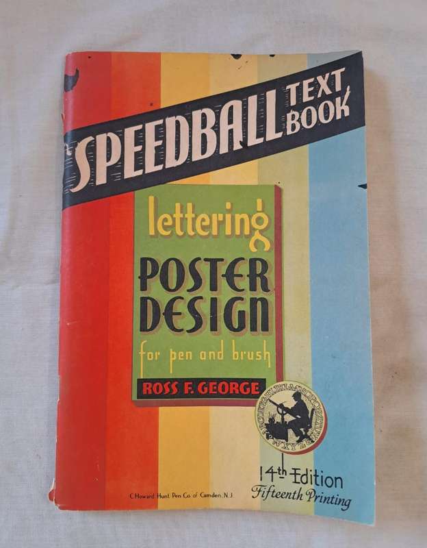 Speedball Textbook for pen and brush lettering (Paperback)