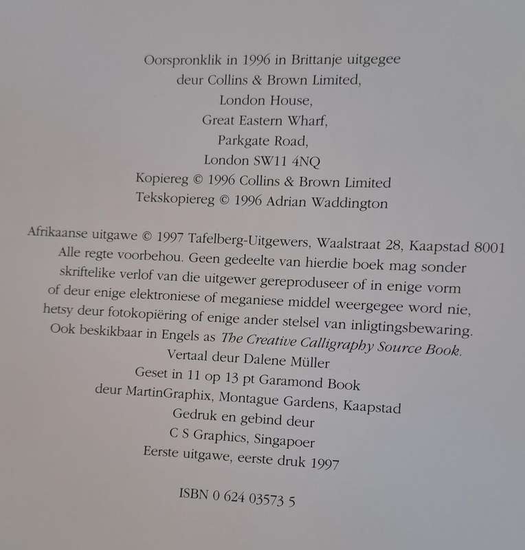 Kreatiewe Kalligrafie - Adriaan Waddington (Hardcover)