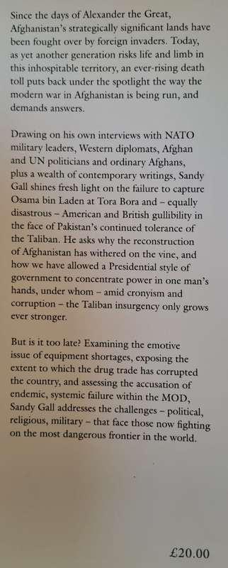 War against the Taliban - Sandy Gall (Hardcover)