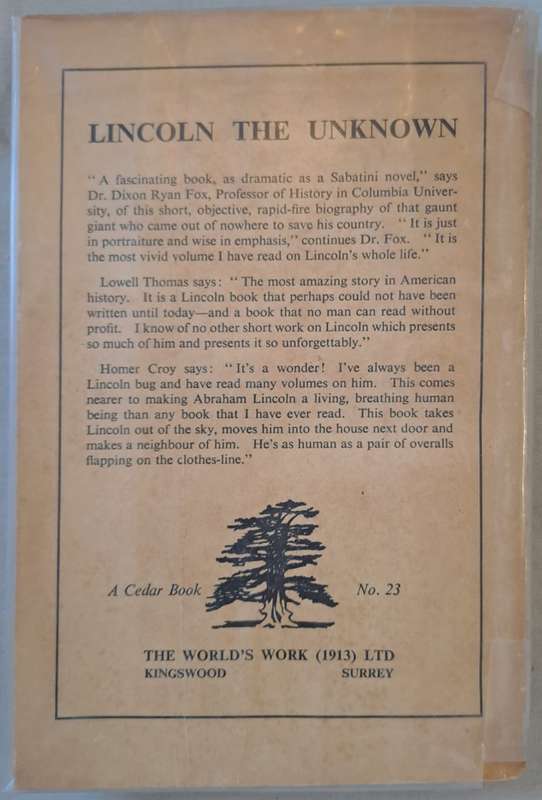Lincoln The unknown - Dale Carnegie (Paperback)
