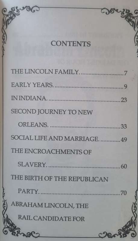 Illustrated Biography of Abraham Lincoln (Paperback)
