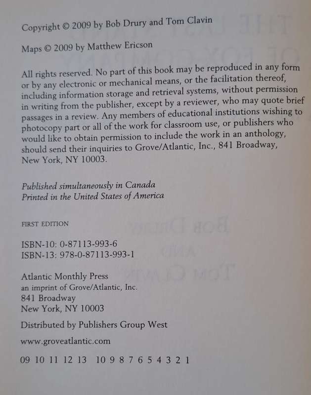 The last stand of Fox Company - Bob Drury (Hardcover)