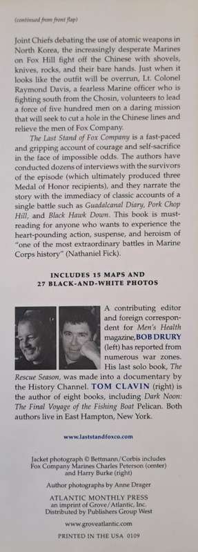 The last stand of Fox Company - Bob Drury (Hardcover)