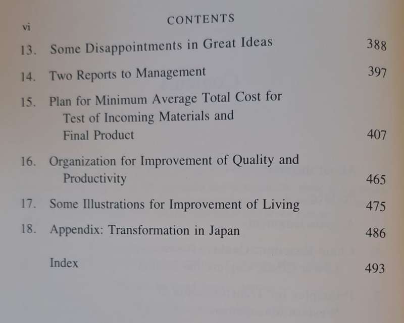 Out of the Crisis - W Edwards Deming ( Hardcover)