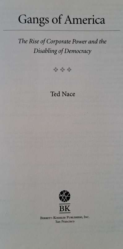Gangs of America - Ted Nace (Hardcover)