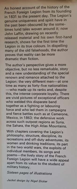 The French foreign Legion - John Laffin (Hardcover)