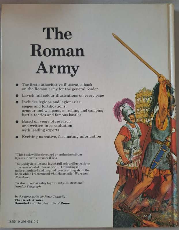 The Roman Army - Peter Connolly (Hard cover with DJ)