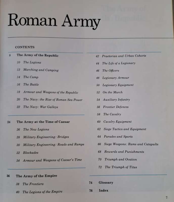 The Roman Army - Peter Connolly (Hard cover with DJ)