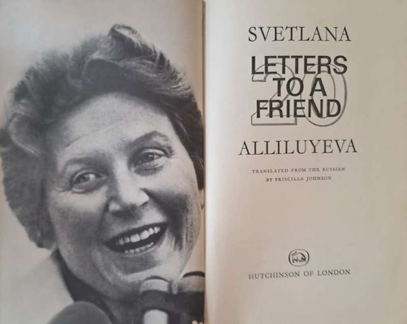 Letters to a friend - Svetlana Alliluyeva (Hardcover)