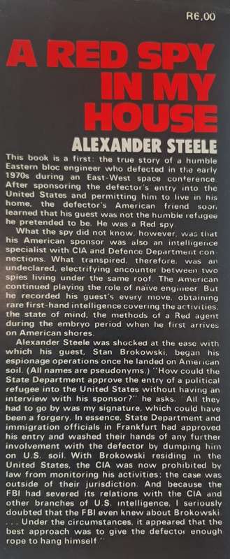 A red spy in my house - Alexander Steele (Hardcover with DJ)